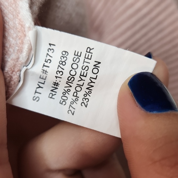 Debut Pink and White Heart and Flower Sweater - Picture 3 of 5